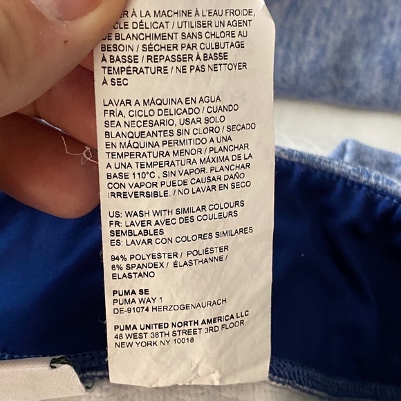 Puma Girls Purplish-Blue Athletic Performance Jogger Leggings Size Large (10/12) - Picture 7 of 12